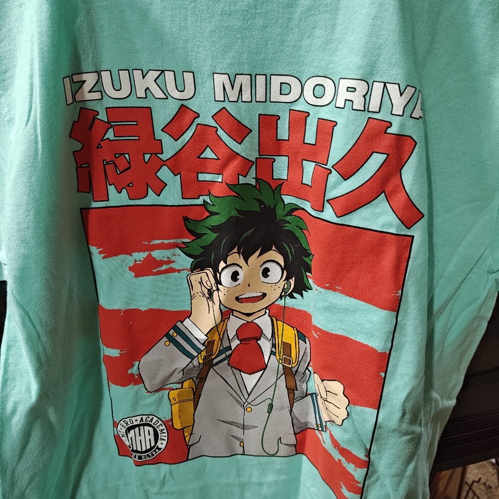 My Hero Academia Izuku Midoriya T-Shirt Size Large